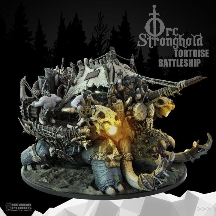 Orc Tortoise Battleship - Bundle#16 - Orc Stronghold part2