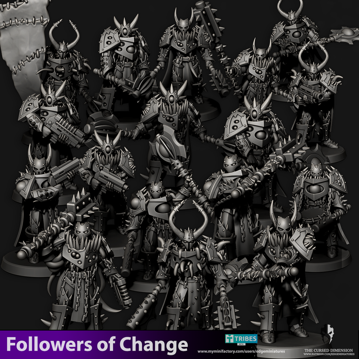 Chosen of Change - Followers of Change - 28mm