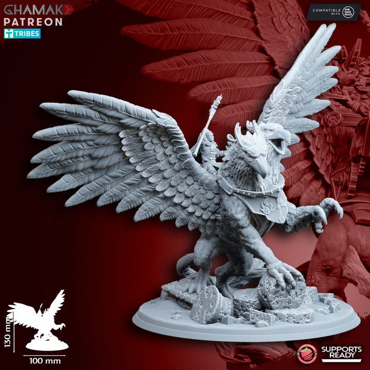 Supreme Wizard on two-headed gryphon image