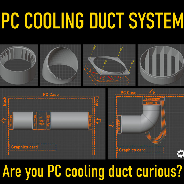 PC Cooling Duct System