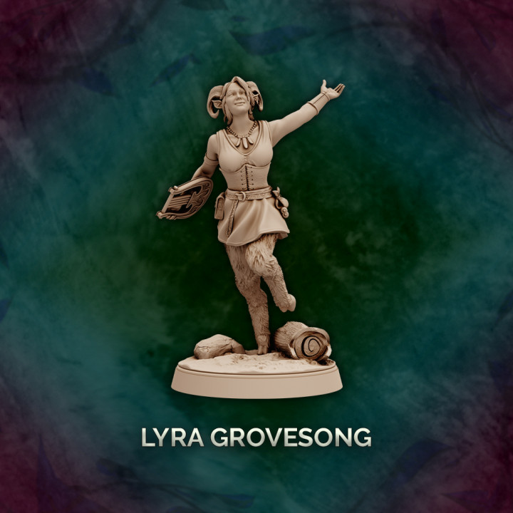 Lyra Grovesong -  Satyr Bard