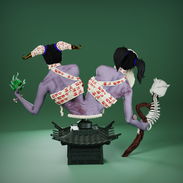 Twins Yokai Bust - Japanese Myth image