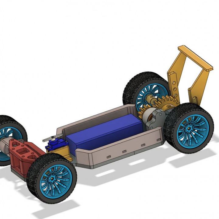 3D Printed RC Car image