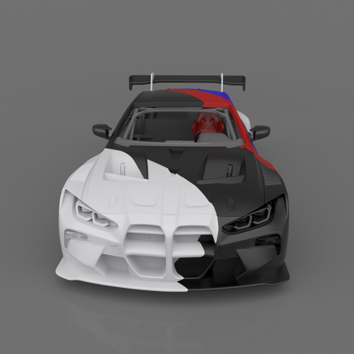 Racing Car M4 GT3 2021 Motorsport 3D printable model image