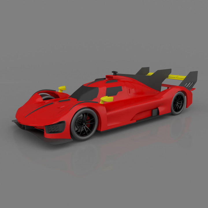 Racing Le Mans Hypercar 499P Ready to Print image