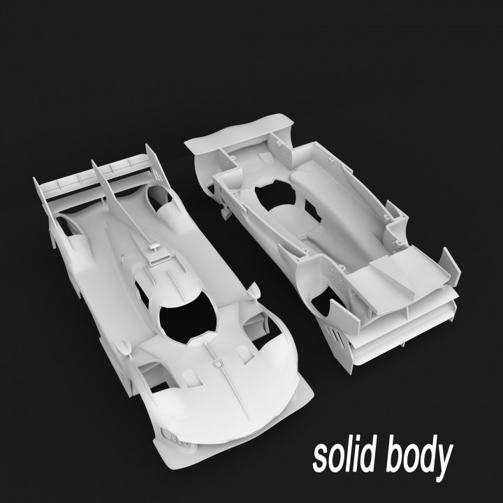 3D Printable Racing Le Mans Hypercar 499P Ready to Print by demis sarda