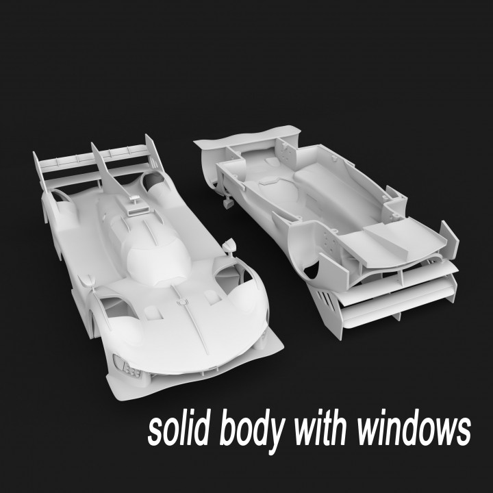 3D Printable Racing Le Mans Hypercar 499P Ready to Print by demis sarda