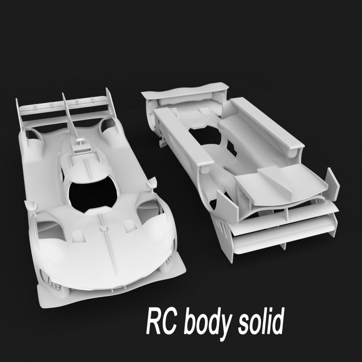 3D Printable Racing Le Mans Hypercar 499P Ready to Print by demis sarda