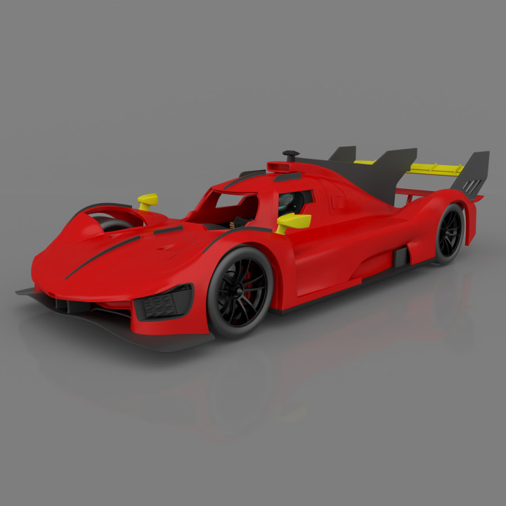 3D Printable Racing Le Mans Hypercar 499P Ready to Print by demis sarda