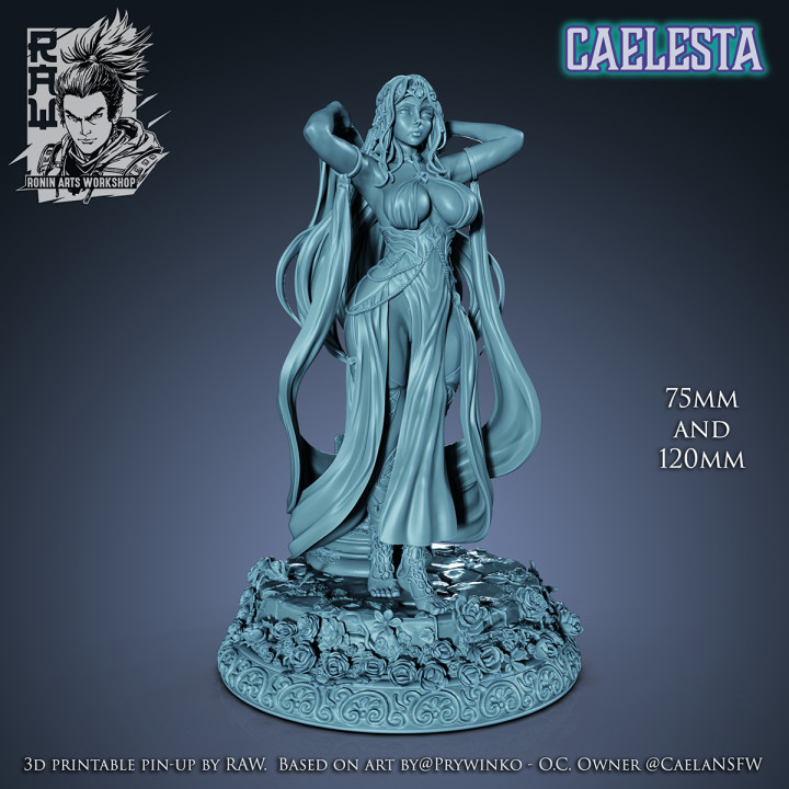 Caelesta - 75mm and 120mm Pin-Up (NSFW) image