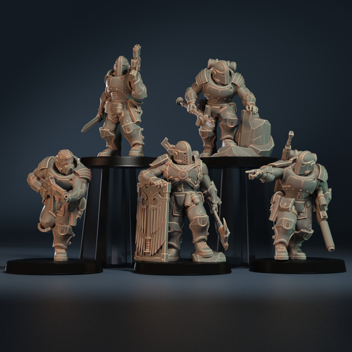 Modular Scout "Marian's Marines" Sergeants - Presupported image