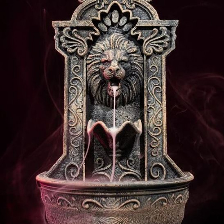 Lion-Fountain Backflow Burner image