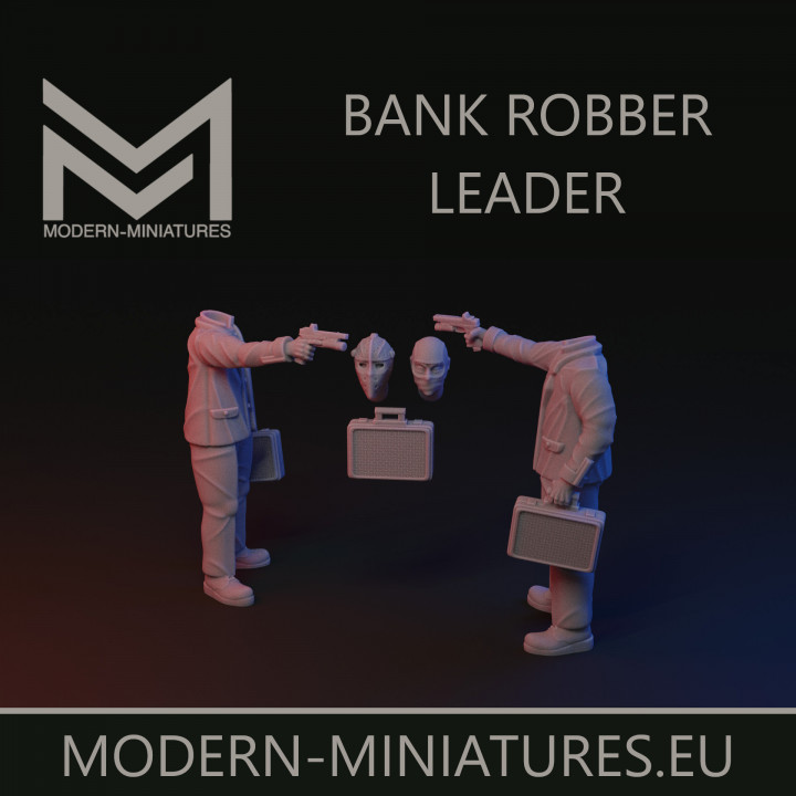 Bank robber miniatures 28mm gangsters image