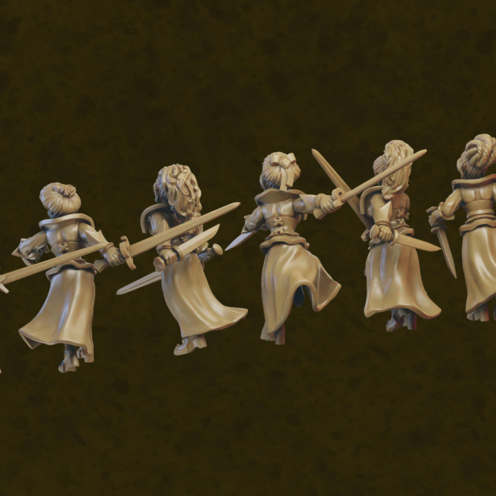 Vampire Infantry miniatures (32mm, modular) image