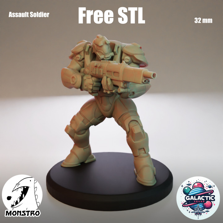 Galactic Squad : Assault soldier. image