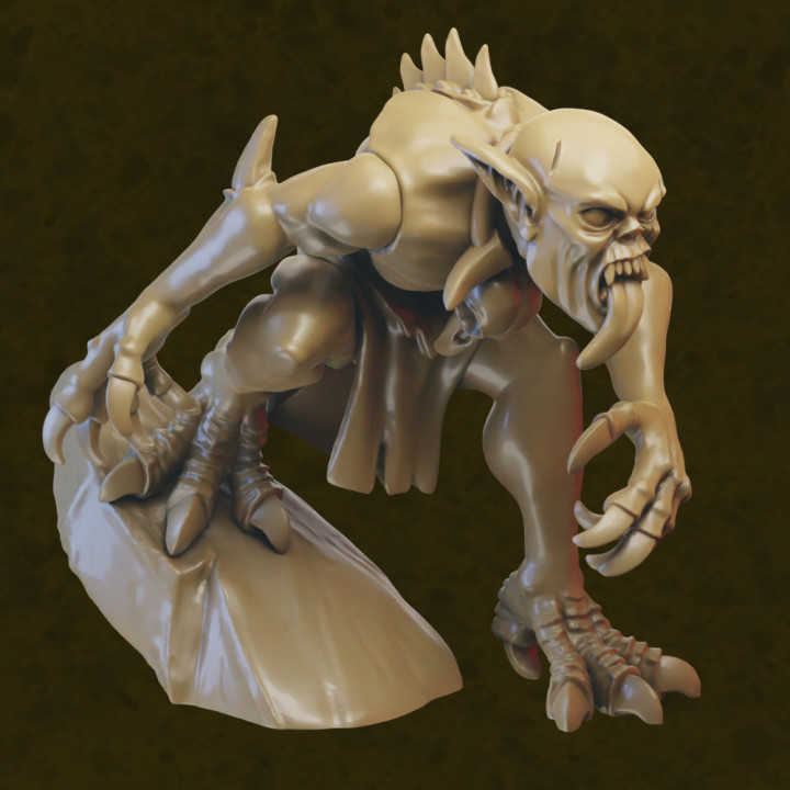 Strigoi miniature (32mm, modular)