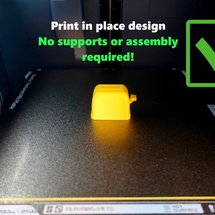 3D Printable Mini Toaster (Nintendo Switch Games) by MysticMesh3D