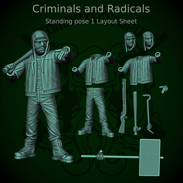 Patreon pack 31 - March 2024 - Criminals and Radicals image