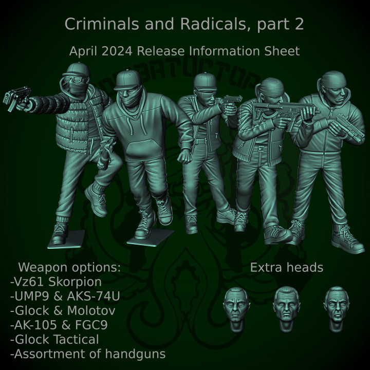 Patreon pack 32 - April - Criminals and Radicals p2 image