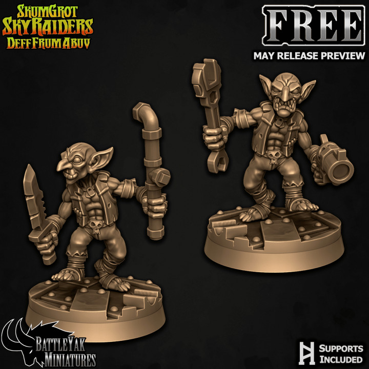 Skumgrot Skyraiders Free Files - May Release Preview image