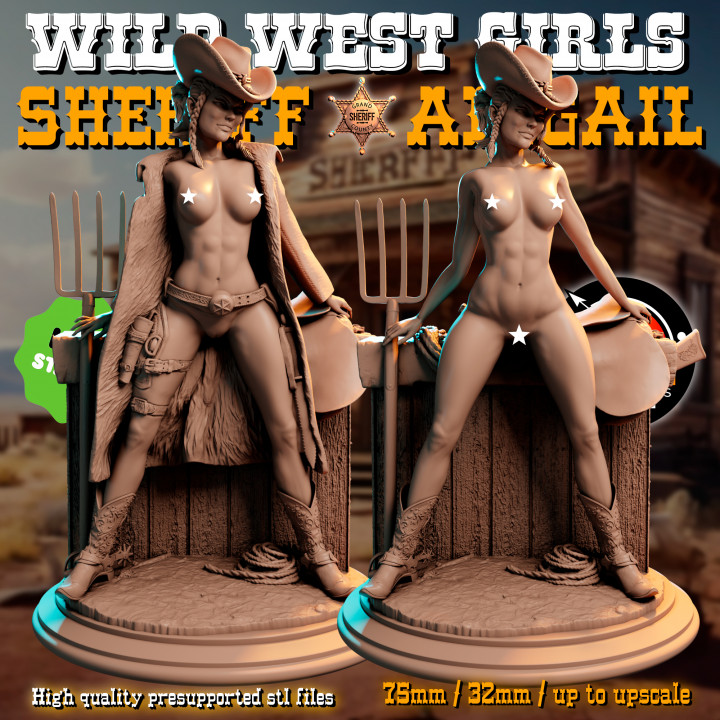 Sheriff Abigail Hunted - Erotic & NSFW image
