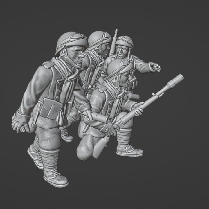 28mm French Dragons Portes with VB Grenade Launchers