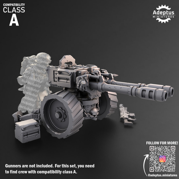 Heavy Weapons - Design Option 2. Renegades and Heretics. Compatibility class A. image