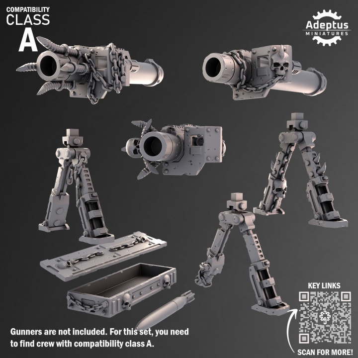 Heavy Weapons - Design Option 2. Renegades and Heretics. Compatibility class A. image