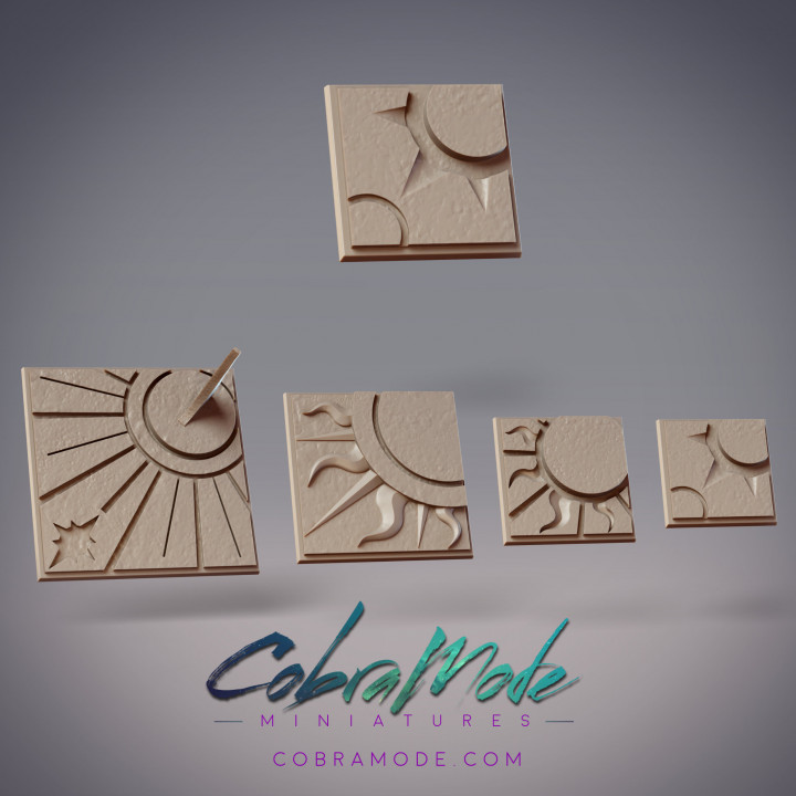 Sundial Square Base Pack (4pcs)