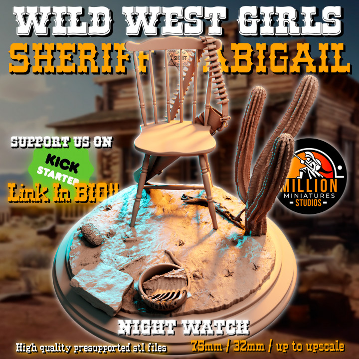 Sheriff Abigail Night Watch - Diorama image