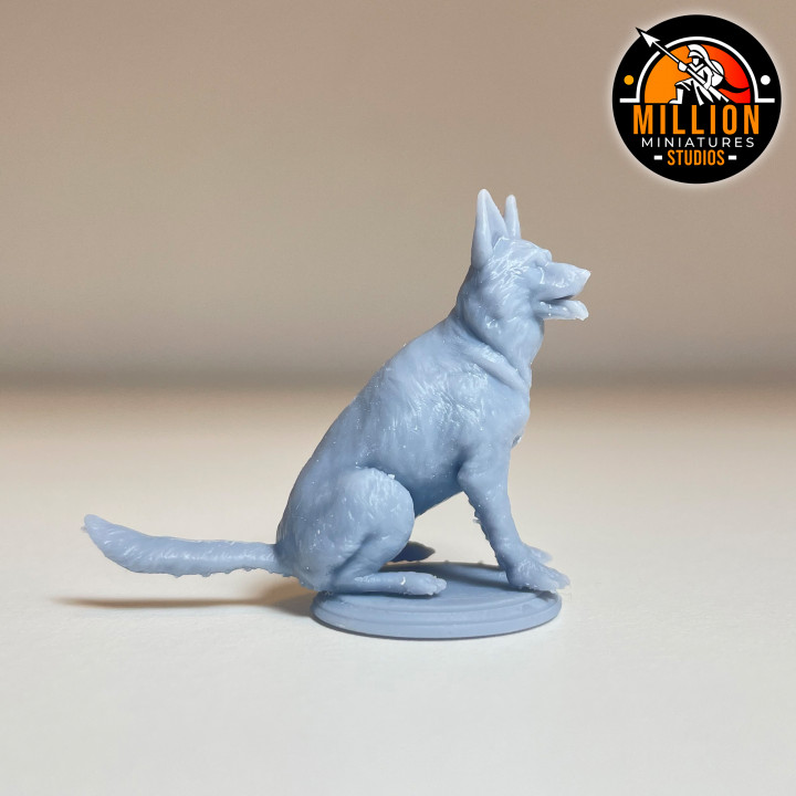 3D Printable Tony the Deputy Dog by Million Miniatures Studios