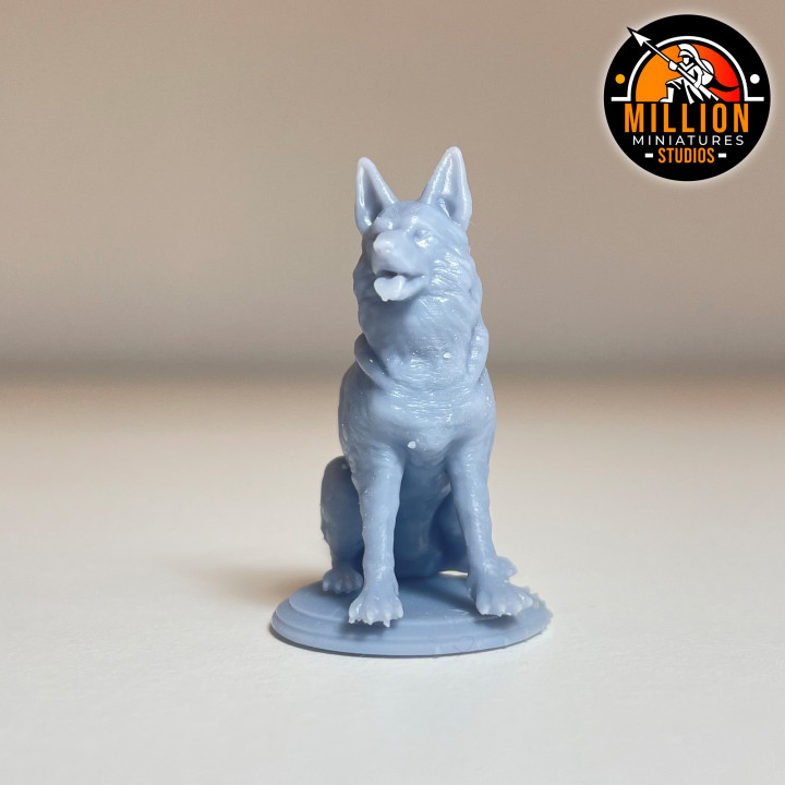 3D Printable Tony the Deputy Dog by Million Miniatures Studios