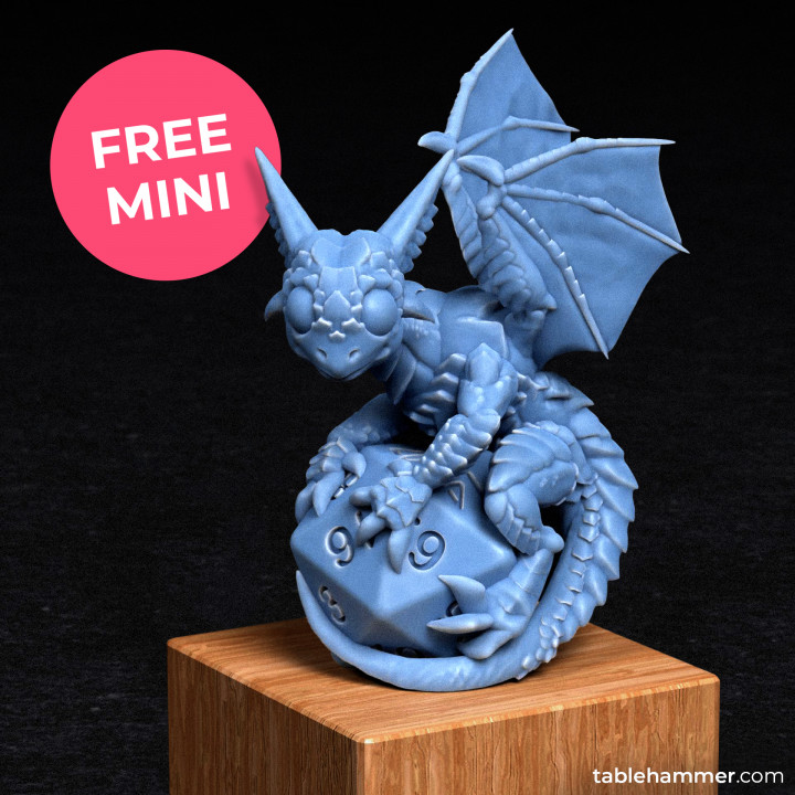 3D Printable FREE: Baby Dragon – 7th place UKGE competition model by ...