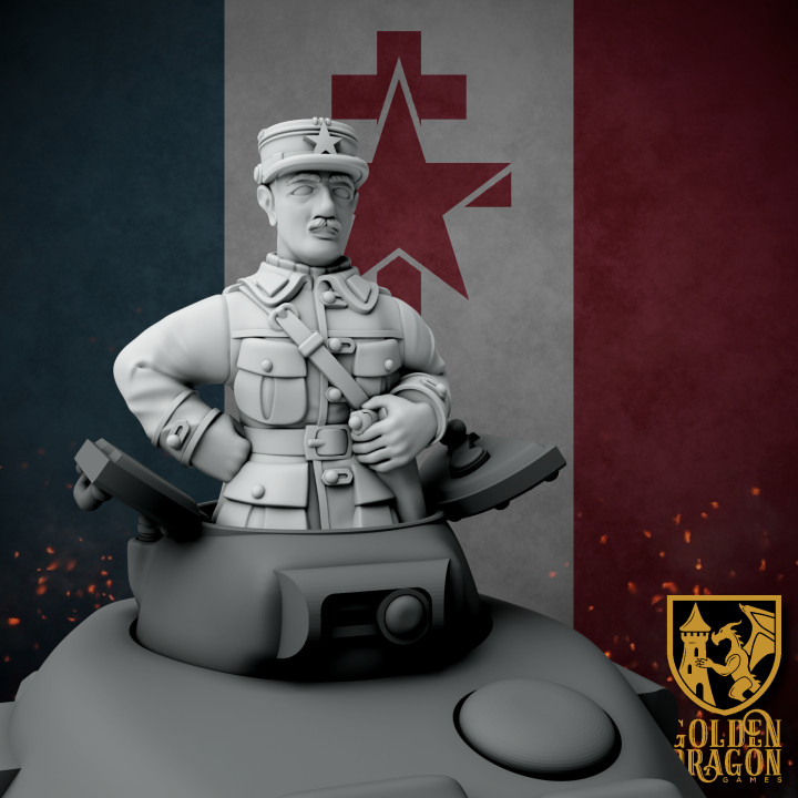 New French Republic - Colonel Charles De Gaulle image