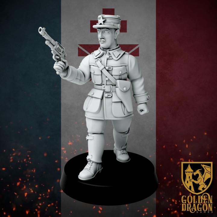 New French Republic - Colonel Charles De Gaulle image