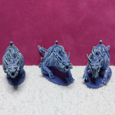 Picture of print of Classic Fantasy Goblin Warg Riders