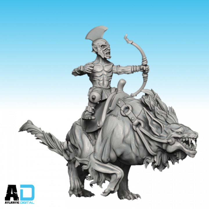 Classic Fantasy Goblin Warg Riders image