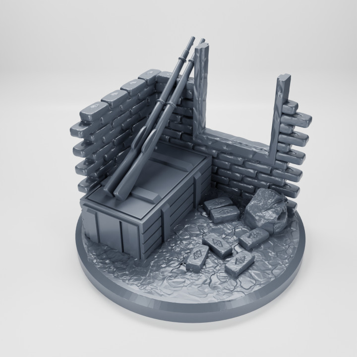 3D Printable 38 Objective markers for Bolt Action (diameter 40mm ...