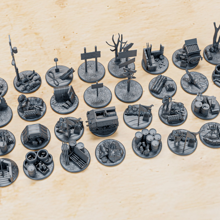 38 Objective markers for Bolt Action (diameter 40mm) (scale 1:56)'s Cover