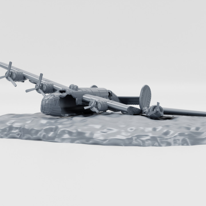 Crashed Aircarft - Consolidated B-24D Liberator (WW2, scale 1:200) image