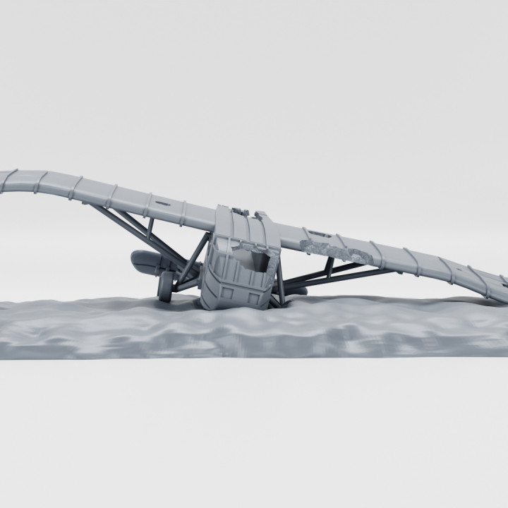 Crashed Glider Waco CG-4A - Hadrian (WW2, scale 1:200) image