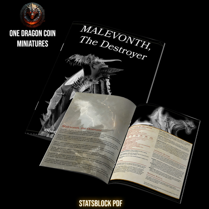 Malevonth, the Destroyer Dragon image