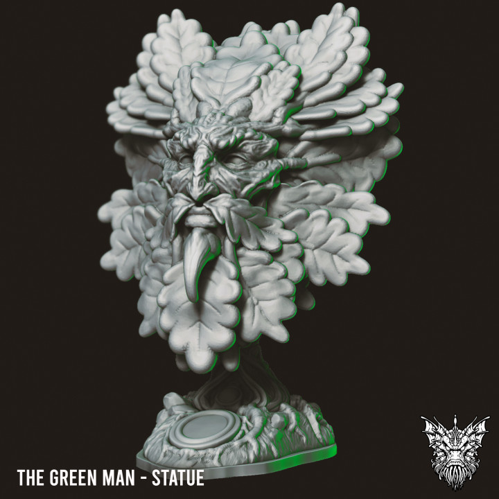 Green Man - Statue