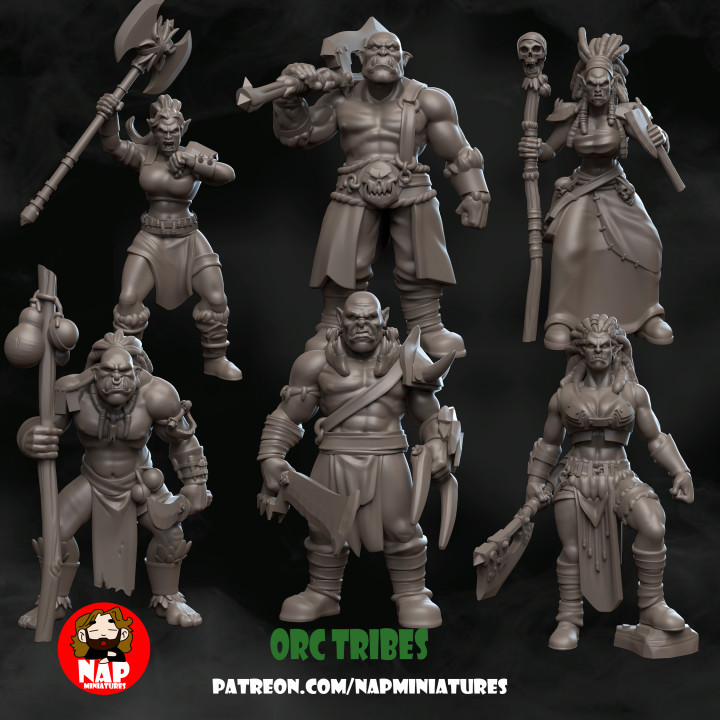 Nap Miniatures - April release - Orc Tribes image