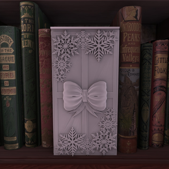 Christmas booknook image
