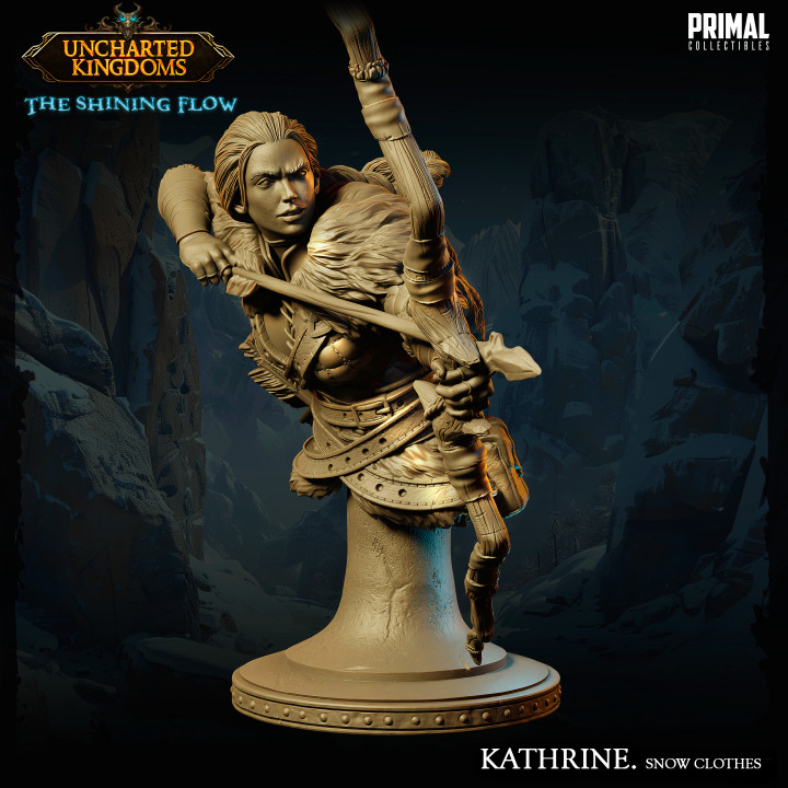 Fighter - Kathrine Bromm - Snow Clothes - Bust - May 2024 - Uncharted Kingdoms image