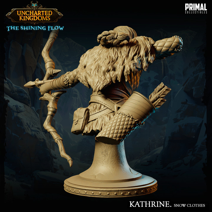 Fighter - Kathrine Bromm - Snow Clothes - Bust - May 2024 - Uncharted Kingdoms image