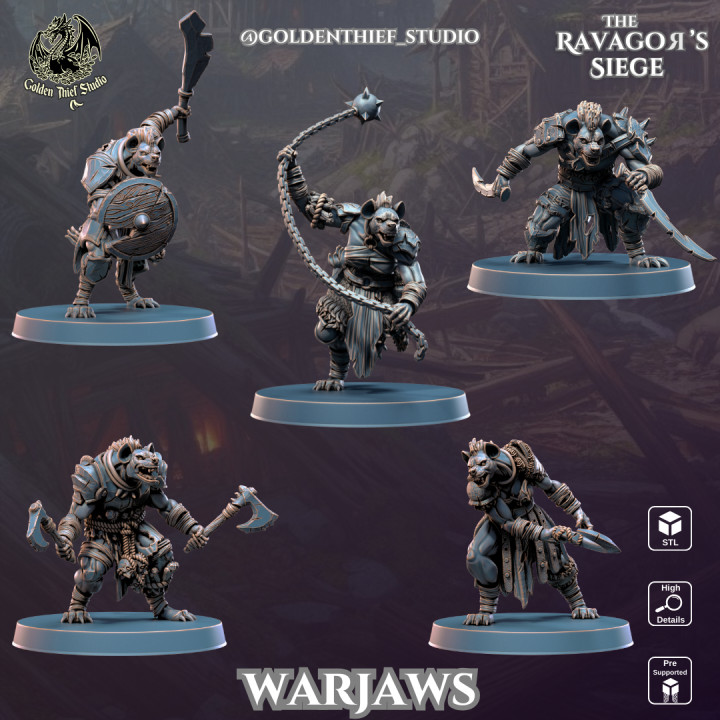 WarJaws - Ravagors (Modular Hands)