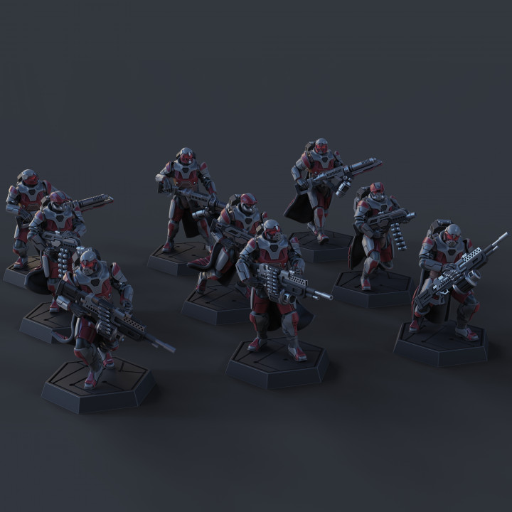 Wardivers - Sentinel Squad (9 Models) image