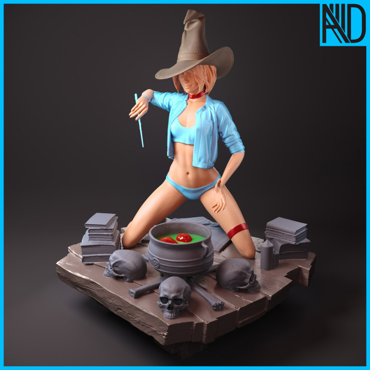 Witch and the cauldron